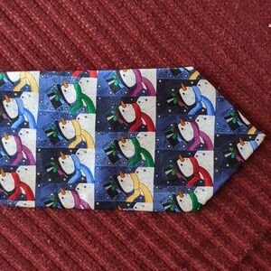 Carlton Cards Christmas Silk Tie